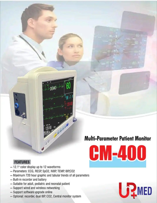 Multi Parameters Patient Monitor CM-400 - Best Quality CM-400 Patient BP ECG SPO2 Etc Monitors